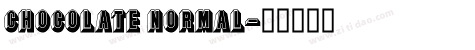 Chocolate Normal字体转换